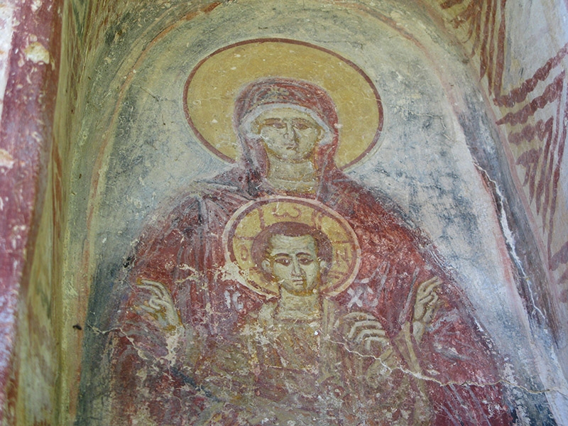 Υπερθυρη αγιογραφία πέρα Παναγίας